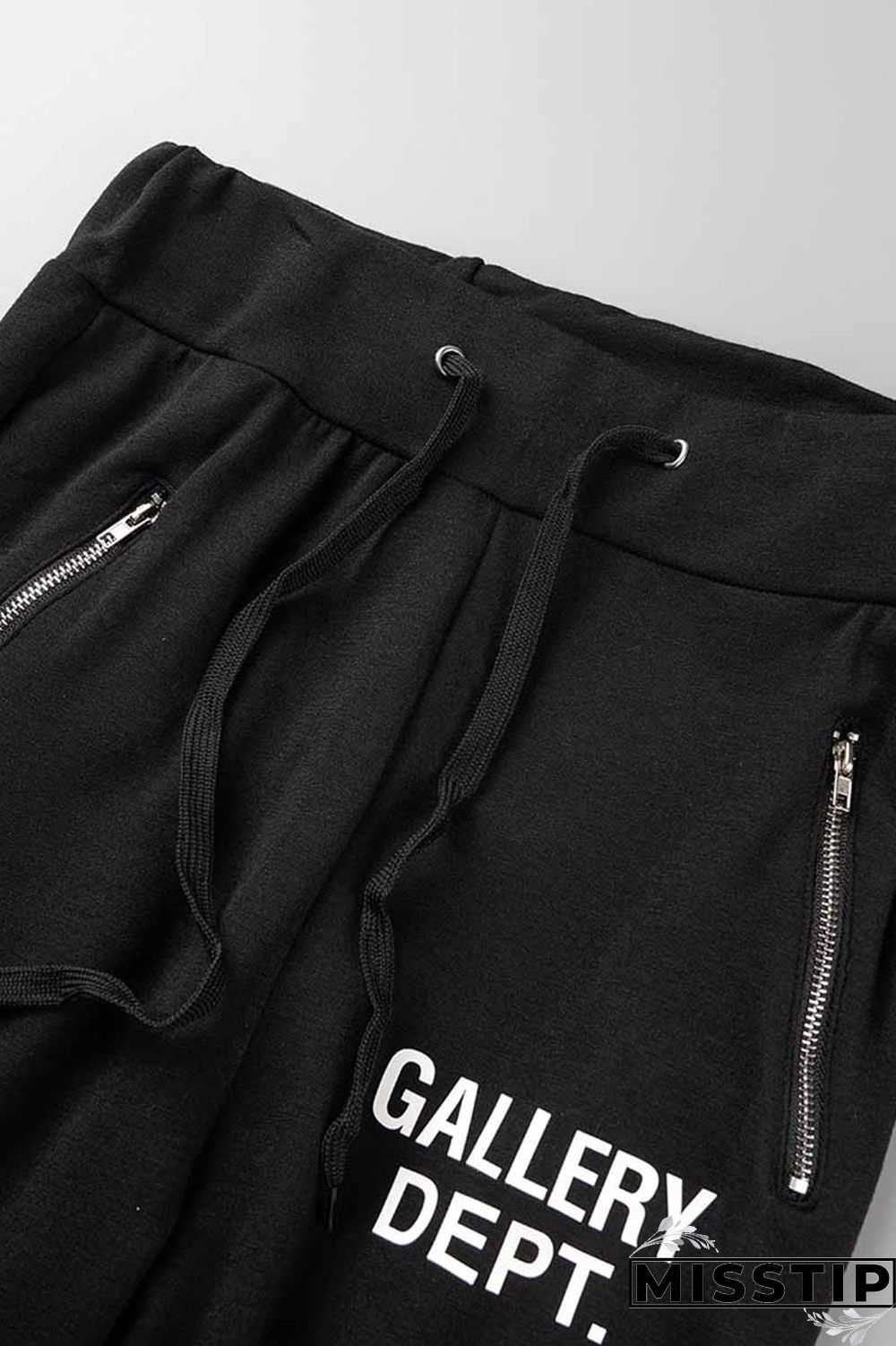 Grey Street Print Letter Mid Waist Bottoms