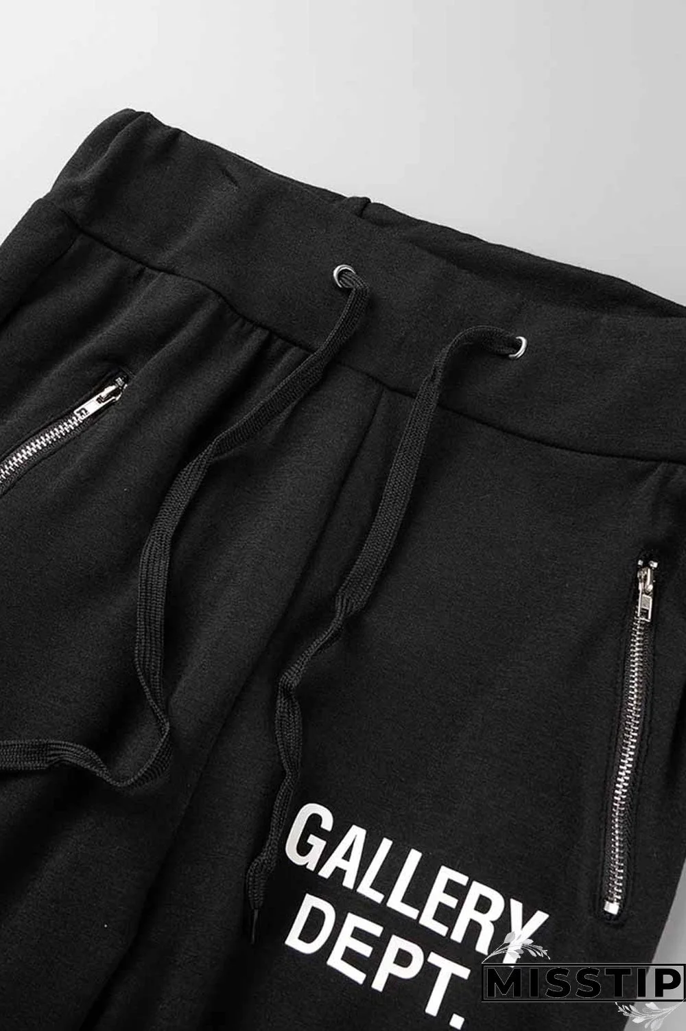 Grey Street Print Letter Mid Waist Bottoms