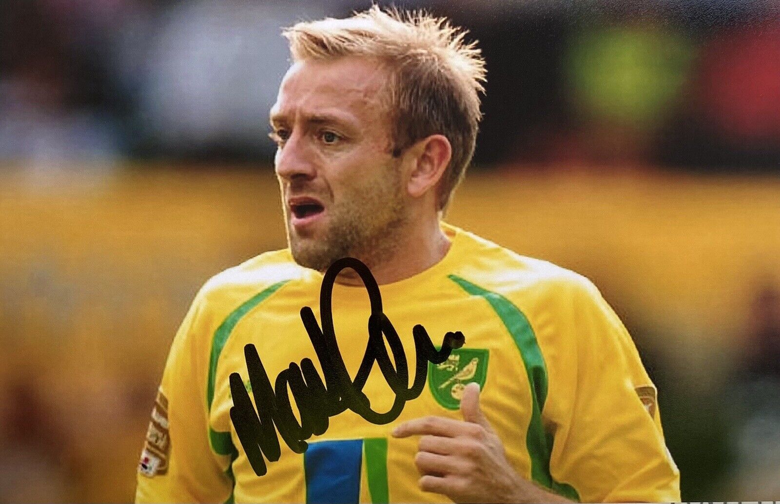 Matthew Gill Genuine Hand Signed Norwich City 6X4 Photo Poster painting