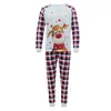 Family Home Spring Autumn Mother-daughter Deer Printed Christmas Pajamas