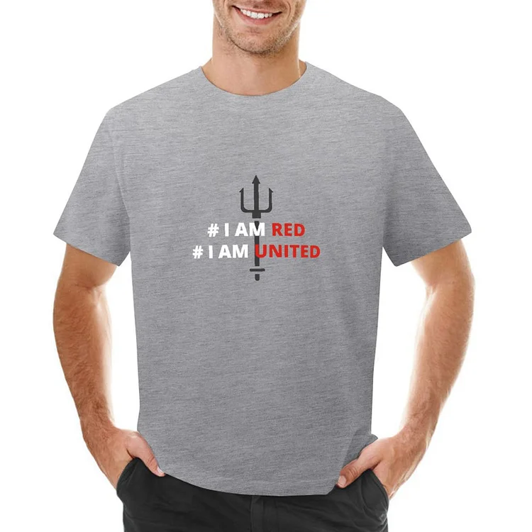 I Am Red I Am United Men's Soccer Culture Tee