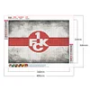 Fußball 1.FC Kaiserslautern - Rundbohrer Diamond Painting - 40*30CM