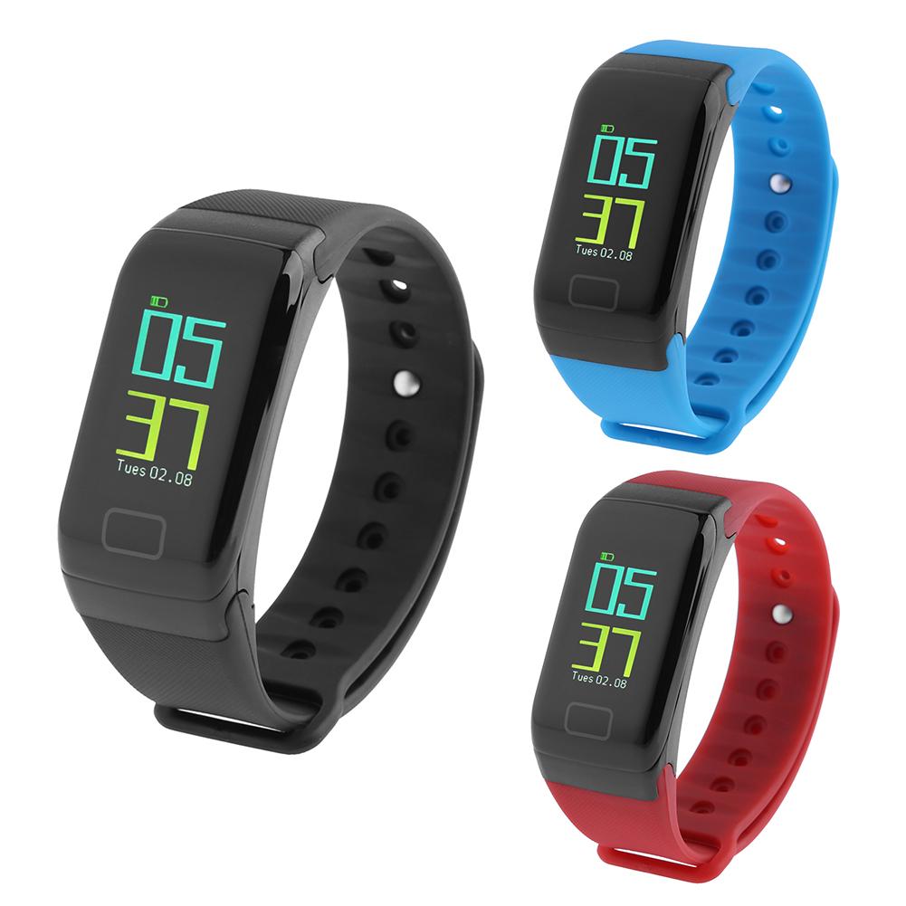 

R3C IP65 Waterproof Heart Rate Blood Pressure Oxygen Sleep Monitor Bracelet, Black, 501 Original