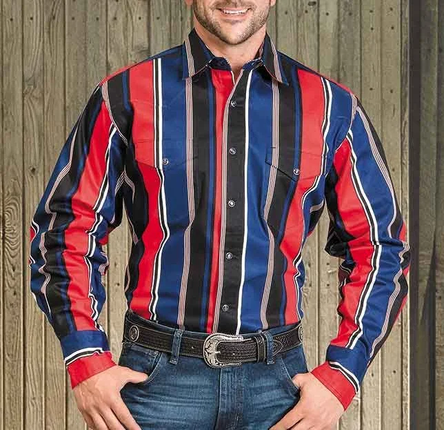 Men's Vintage Striped Shirt
