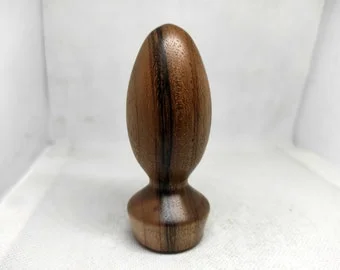 wooden anal plug Wood carved anal plug for men and woomen main image 1