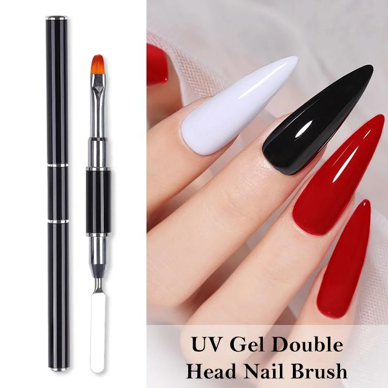 1Pc Nail Art Brushes For Manicure UV Gel Brush Pen Extensions Acrylic Nail Art Painting Drawing Carving Pen Phototherapy Brush-Nail Inspo