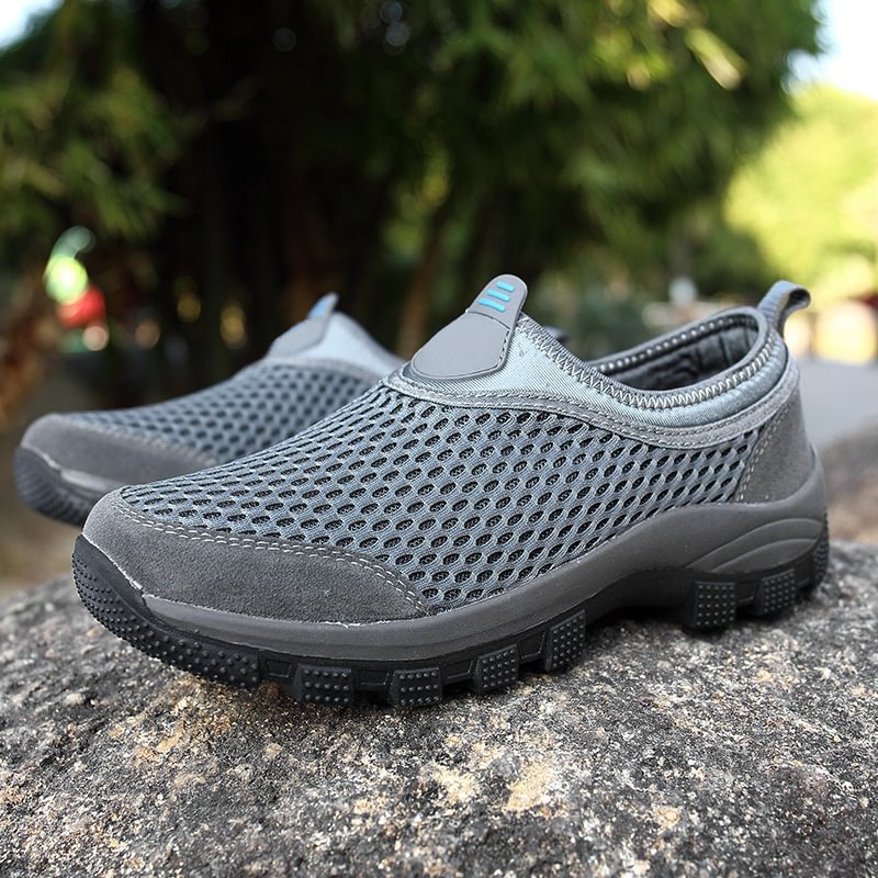 Dacomfy Men's Outdoor Hiking Mesh Breathable Shoes