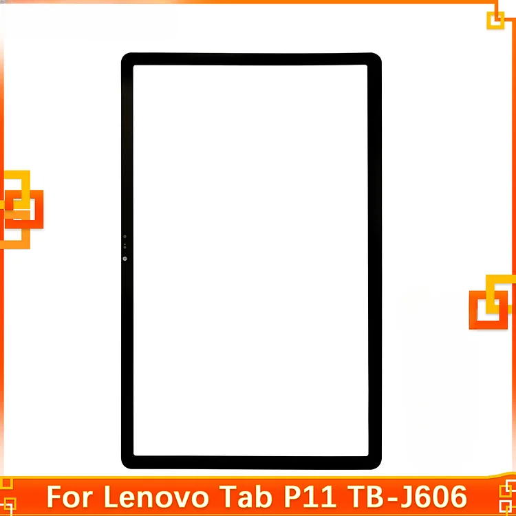 11'' Touch Screen Display For Lenovo Tab P11 TB-J606F TB-J606L TB-J606N J606 Front Glass Outer Touch Glass Screen Replacement