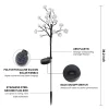 Venkovn&iacute; vodotěsn&eacute; barevn&eacute; sol&aacute;rn&iacute; zahradn&iacute; světla Sakura
