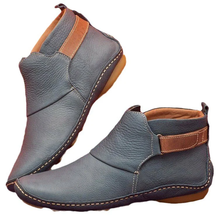 Yyvonne Large-Size Women's Boots 2025 Autumn And Winter Short-Clinity Velo Sticker Women's Boots Low And Martin Boots