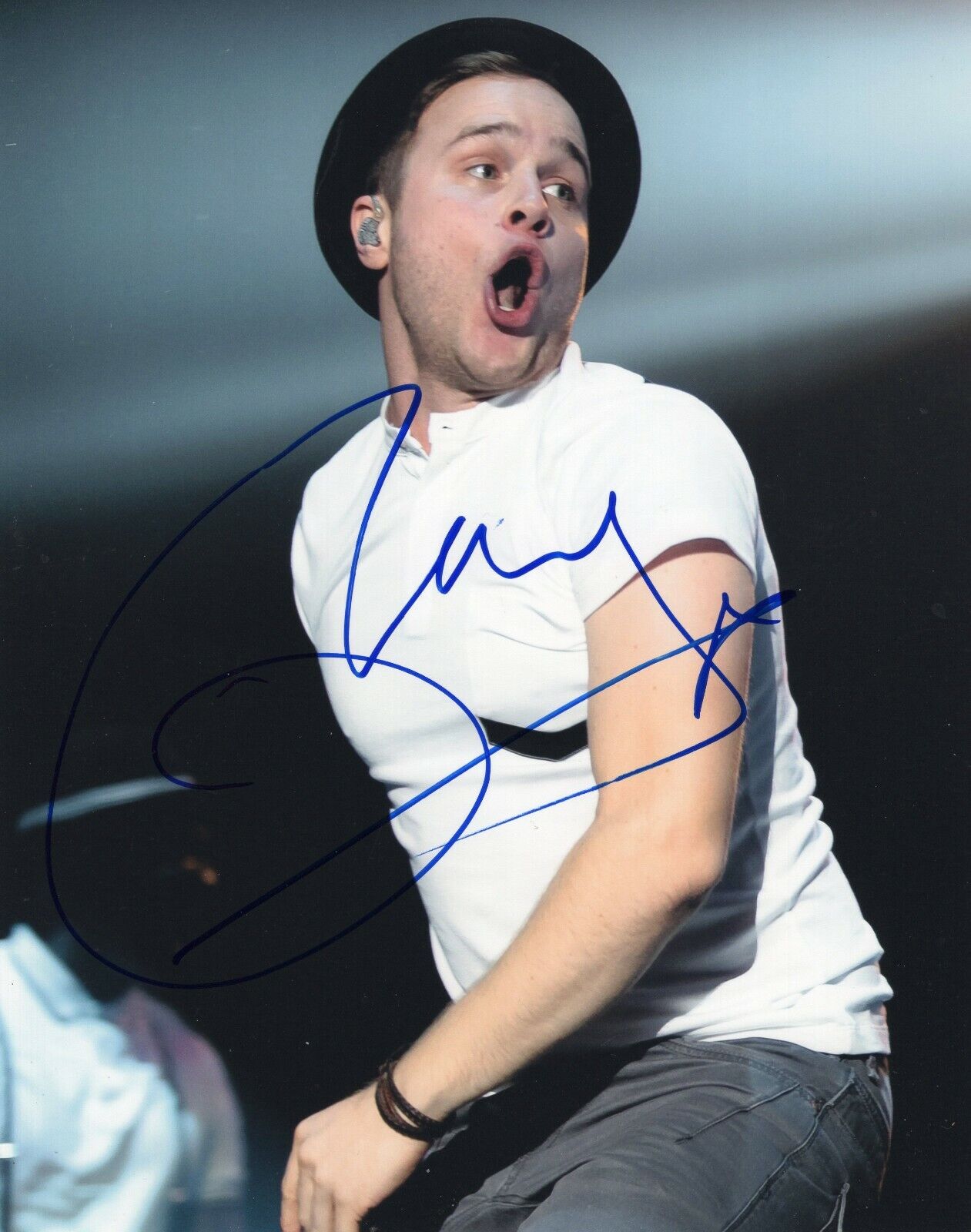 Olly Murs Signed 8x10 Photo Poster painting w/COA Singer X Factor Trouble Maker #1