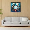 Christmas Wreath-Paint by Numbers Acrylic Painting 40*40CM