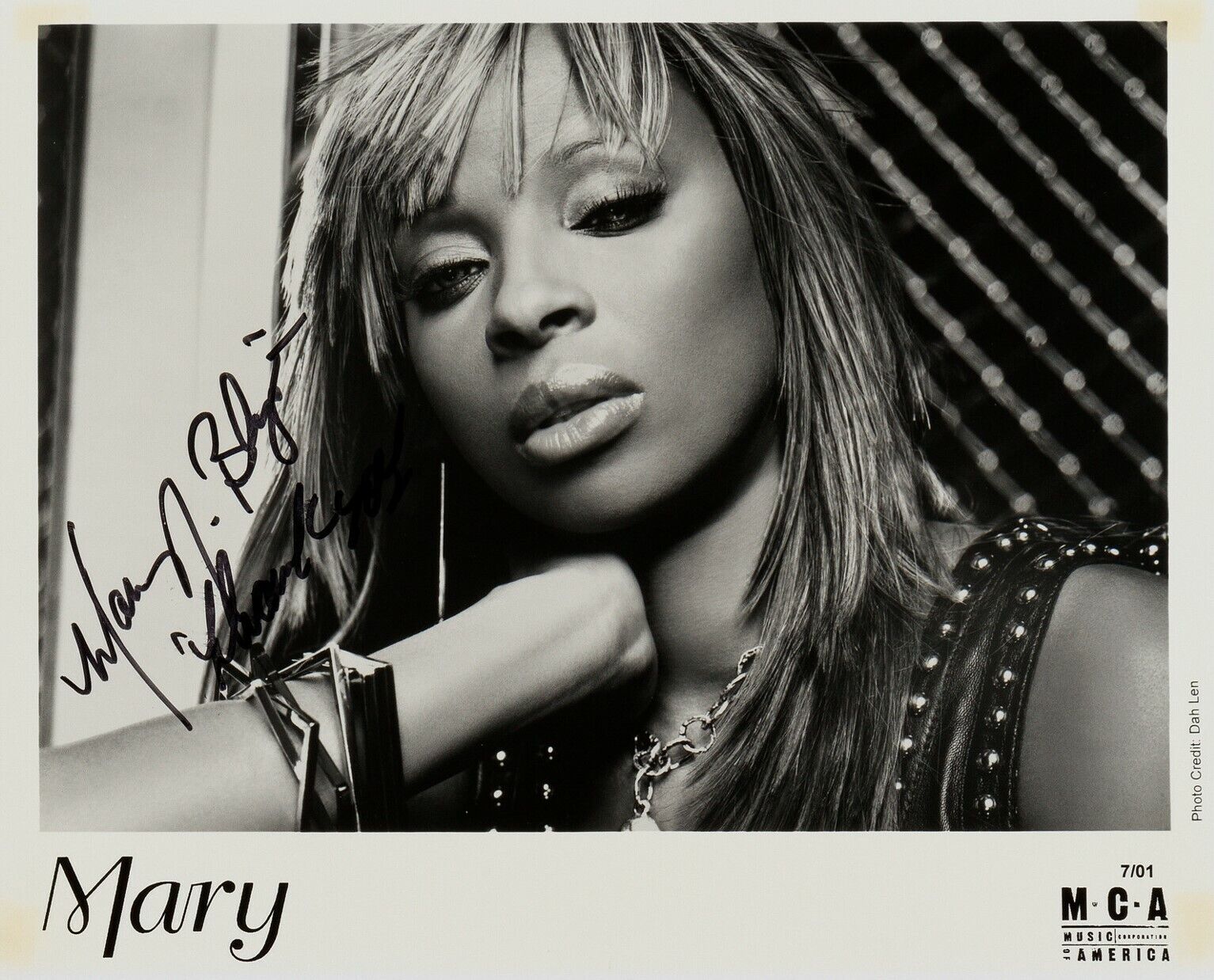 MARY J BLIGE Signed Photo Poster paintinggraph - Film Star Actress & Singer - preprint