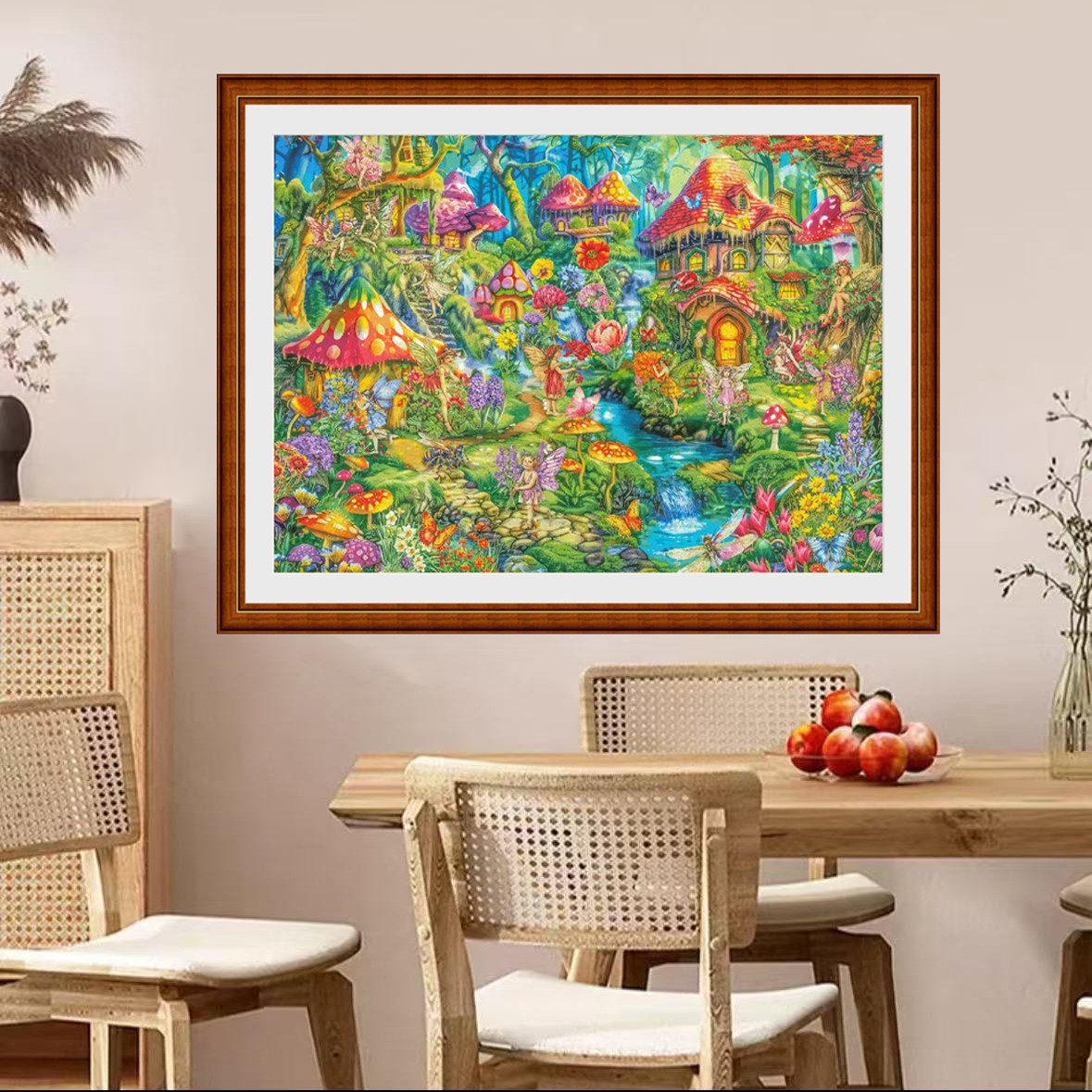 【ZZ6899- Wonderland Park】 Painting Fairy Cross Stitch