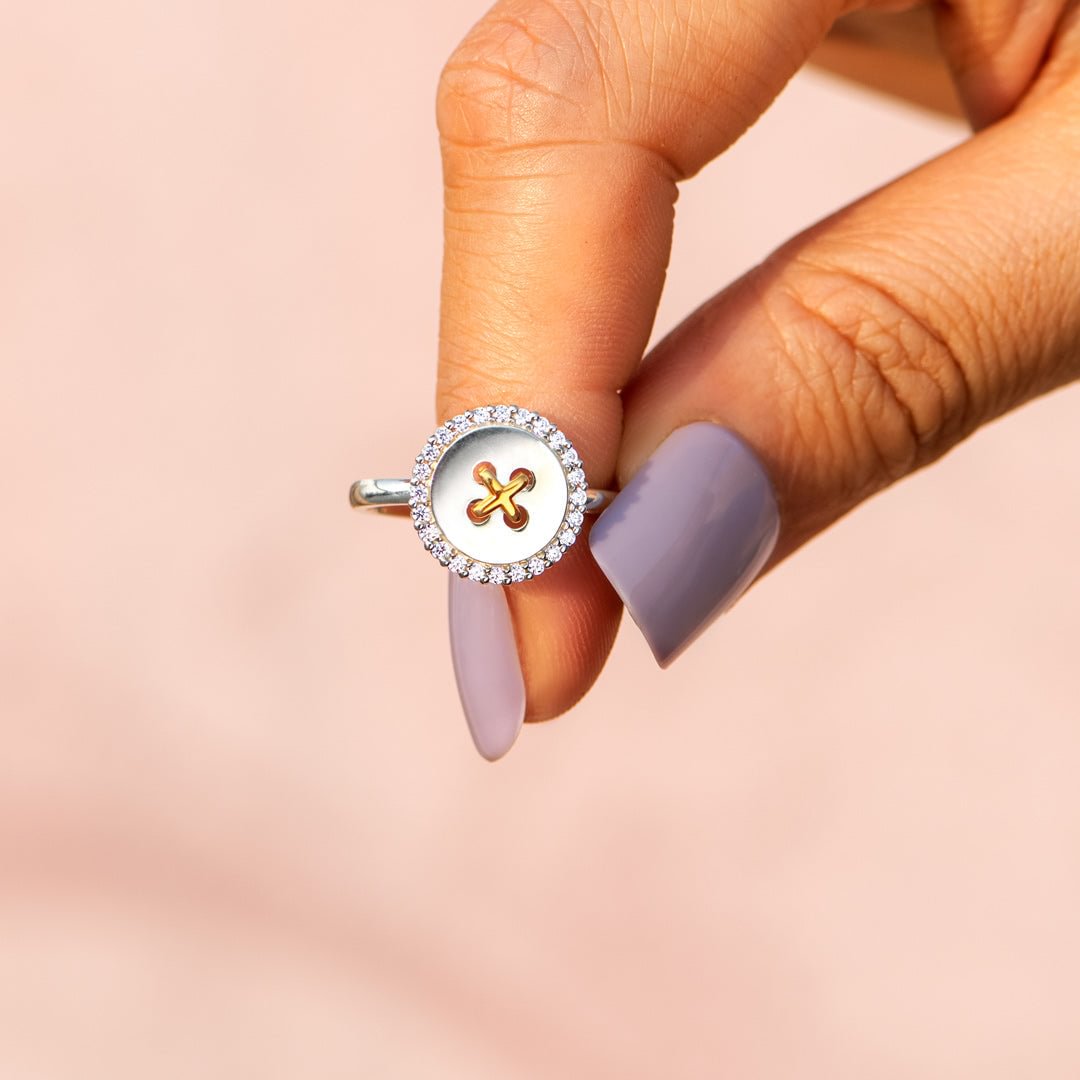 Mums Are Like Buttons Button Ring