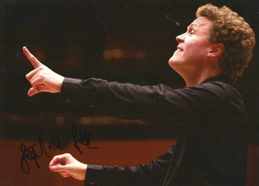 Gottfried von der Goltz CONDUCTOR autograph, In-Person signed Photo Poster painting