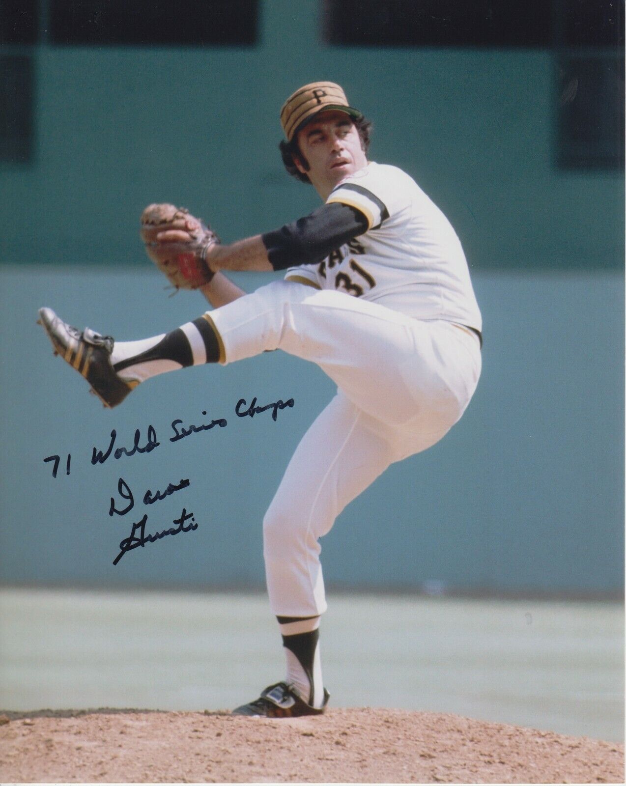 Dave Giusti W / 71 W.S. Champs #2 8x10 Signed Photo Poster painting w/ COA Pittsburgh Pirates