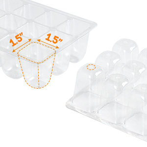 cell tray  size