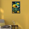 Abeille Et Fleur-Drille Ronde Peinture Diamant-30*45CM