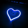 Car LED Neon Light interior Decoration DIY Modification Heart-Shaped Luminous Atmosphere Light USB\Cigarette Lighter Plug Neon Light Window Light