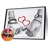 Diamond Painting-DIY Full Round Drill Love Heart