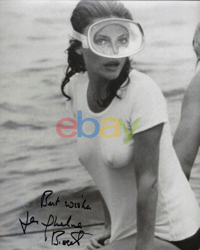 JACQUELINE BISSET SIGNED 'THE DEEP' 8X10 Photo Poster painting AUTOGRAPHED reprint