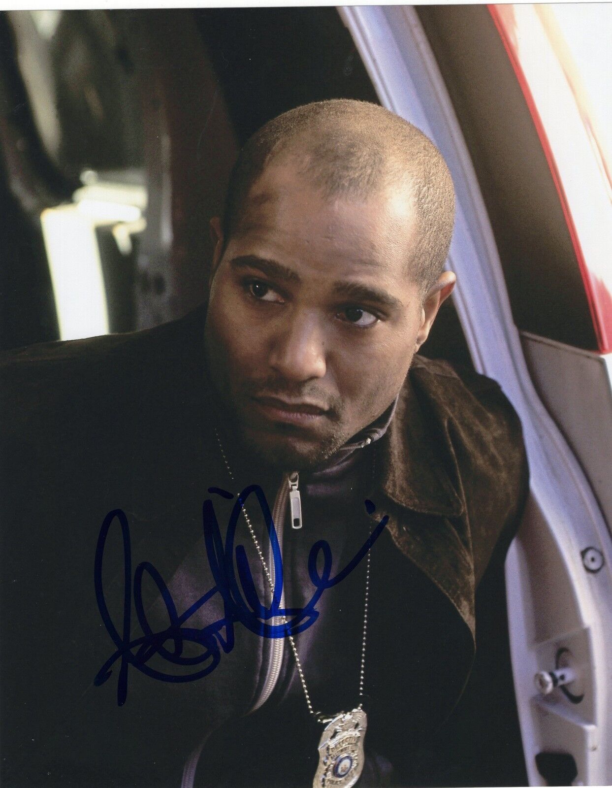 Seth Gilliam Sgt. Ellis Carver The Wire TV Show Signed 8x10 Photo Poster painting w/COA