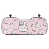 Cute Bunny Car Cushion Breathable Ice Silk Seat Cover Cushion
