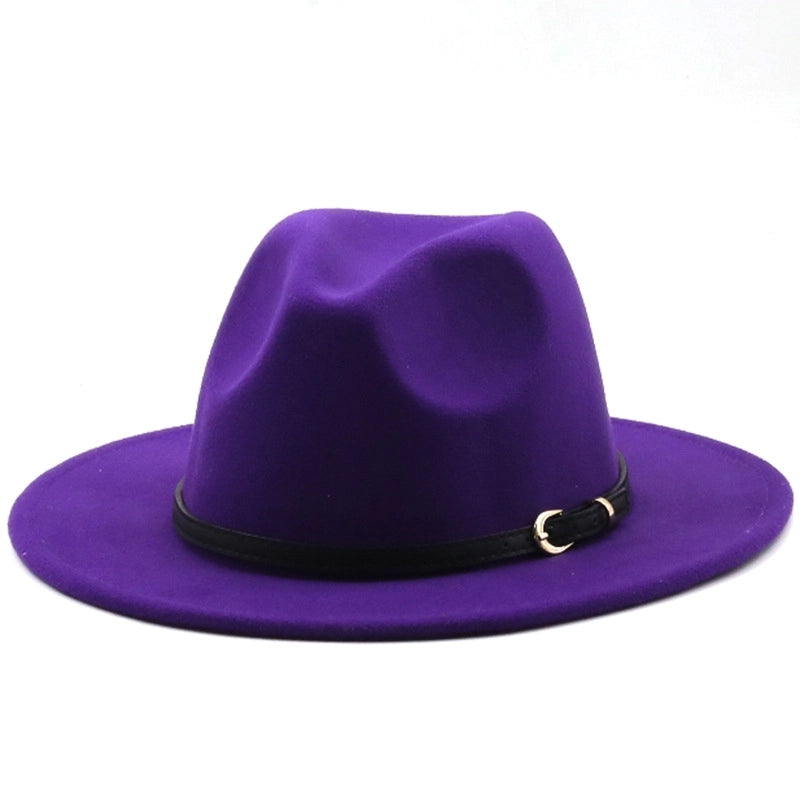 Hot-selling Wool Top Hat Foreign Card Its Red Hat Ethnic Style Jazz Hat Cashmere Felt Hat
