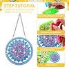 Mandala DIY Acrylic Special Shape Drill Diamond Art Hanging Decor Kits