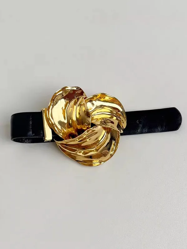 Pleated Hollow Geometric Bracelet Accessories