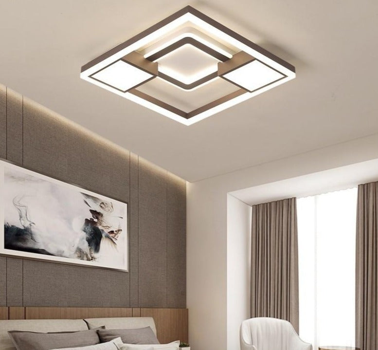 Modern Living Room Ceiling Lights LED Lamp For Bedroom Study Room White ...