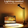 Smart Desk Lamp, RGB Color Sunset Light And Ambient Light,Rotatable And Adjustable, Music Sync, Voice And Remote And APP Control, Works With Alexa And Google Assistant, Suitable For Desk And Living Room Work Reading Lamp Bedside Night Lig