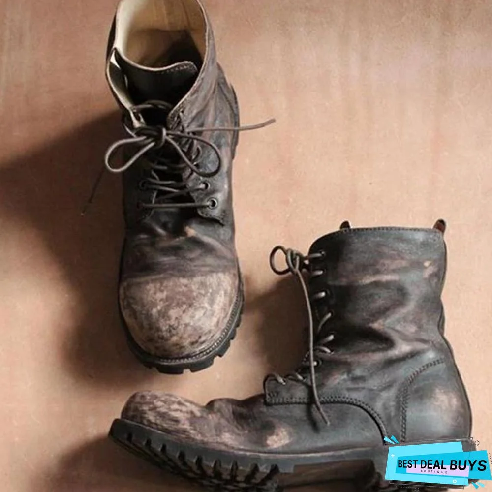 Vintage Outdoor Military Boots