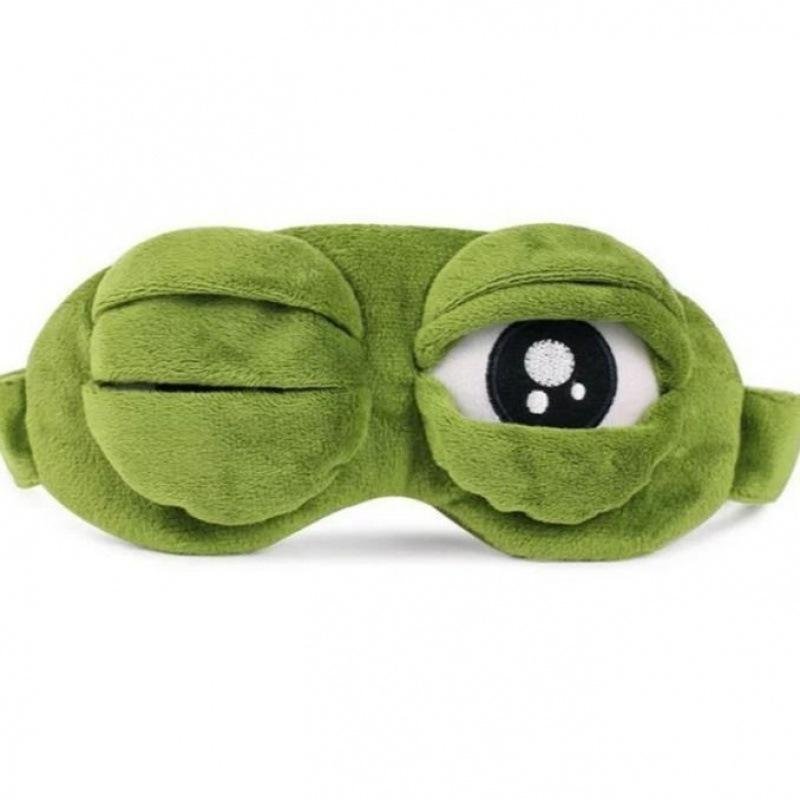 Sad Frog Sleep Eye Mask Sleeping Rest Travel Eye Cover Women Men Kids Holiday Gifts