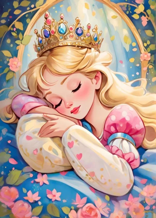 Sleeping Beauty 50*70CM(Canvas) Diamond Painting gbfke