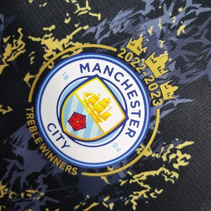 2023/2024 Manchester City Edisi Khusus Kaos Sepak Bola 1:1 Kualitas Thailand