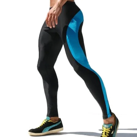 Brand Running Tights Men Compression Fitness Crossfit Training Gym Legging Sports Jogging Long Yoga Athletic Pants