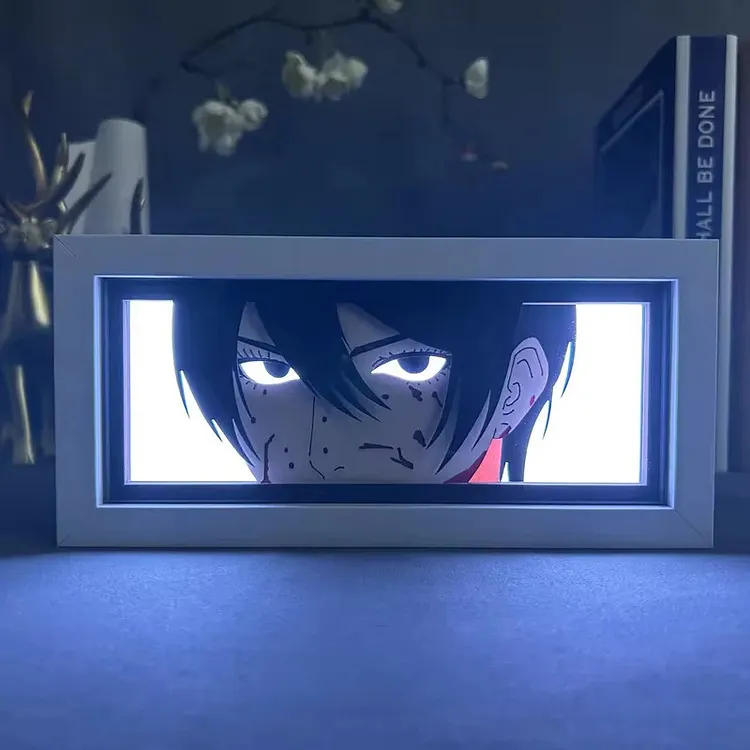 3D LED Box Light - Attack On Titan-Mikasa