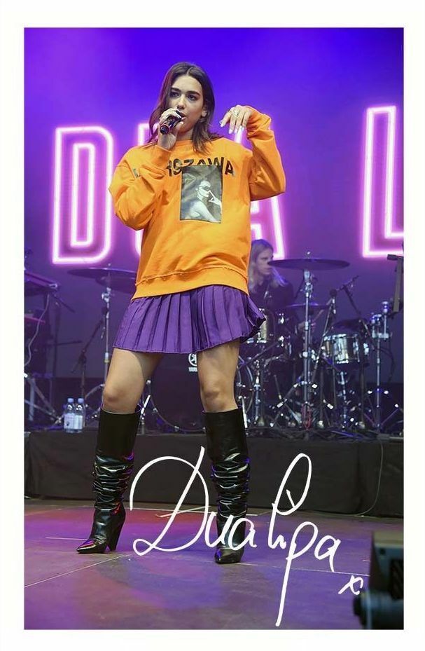 DUA LIPA AUTOGRAPH SIGNED Photo Poster painting POSTER PRINT