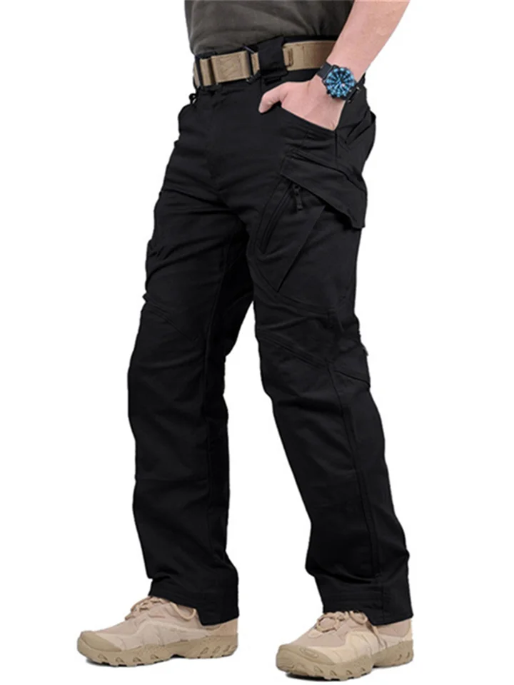 Men's Cargo Pants Tactical Pants Pocket Plain Waterproof Comfort Outdoor Daily Going out Fashion Casual Black Army Green
