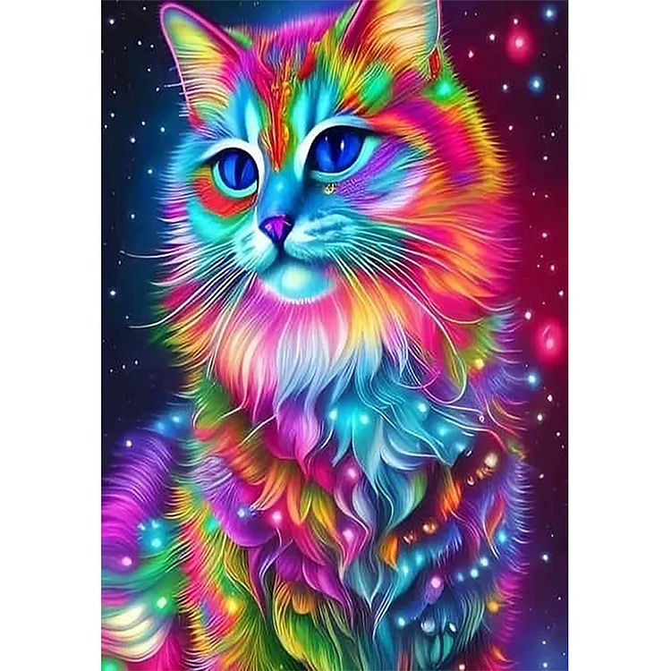 Colourful Cats - Paint By Numbers(30*40cm)