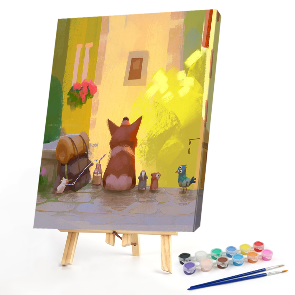 

40*50CM - Paint By Numbers - Dog, 501 Original