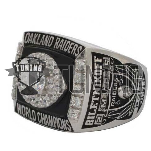 Custom Oakland Raiders 1976 NFL Super Bowl XI Championship Ring