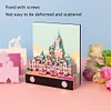 3D Sticky Note Paper Memo Pad,Fantasy Castle Office Notepad Desk Decoration DIY Creative Birthday Gift