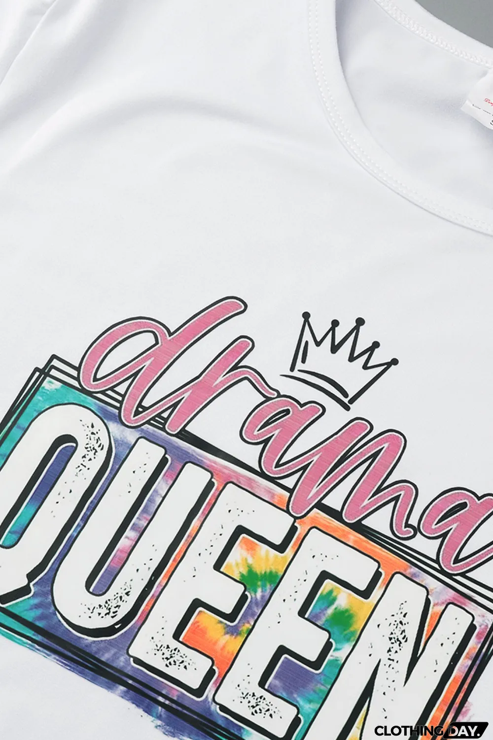 Orange Fashion Casual Letter Print Basic O Neck T-Shirts