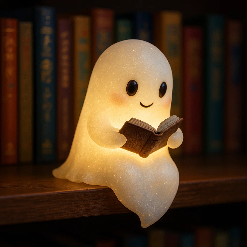 🎃👻Ghost Reading Book Lamp