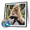 Rococo Garden Lady Special Shaped DIY Partial Drill Diamond Painting Kit for Adults Beginners Home Decor Diamonds Paintings Gem Art 30x30cm