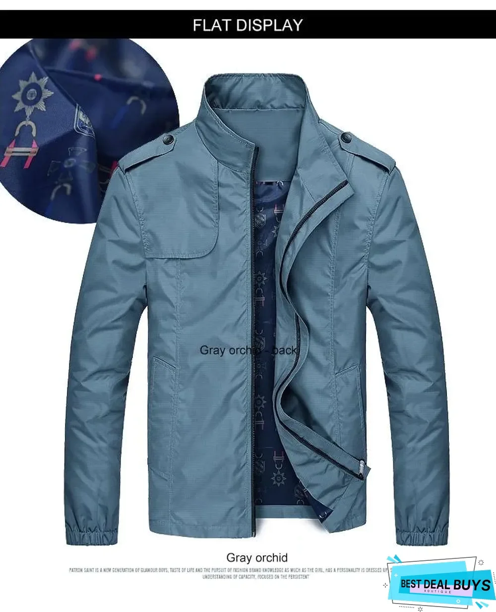 Spring Autumn Men Jacket Windbreaker Men Women Casual Male Jackets Plus Size