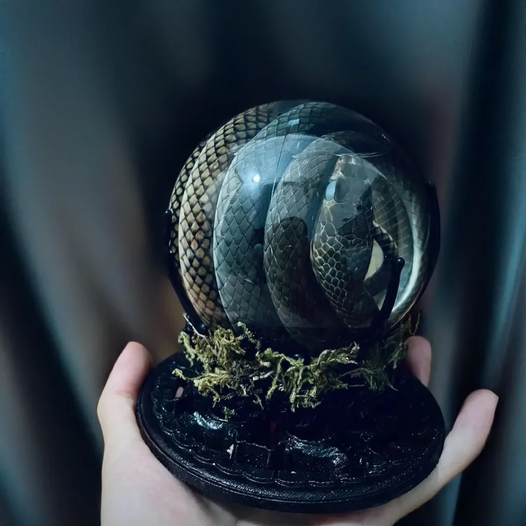 Snake Magic Ball Exotic Treasure Decoration